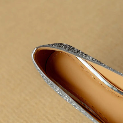 Women’s Rhinestone Buckle Pointed Toe Heels