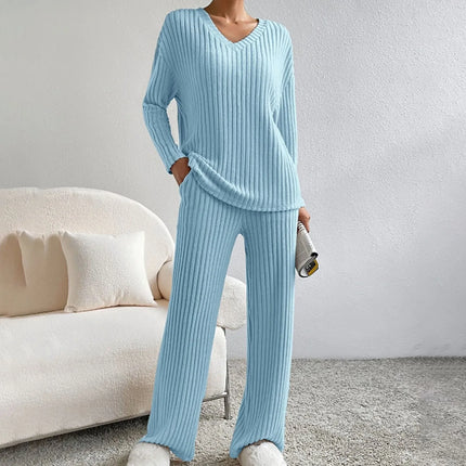 Women’s Ribbed Knit Lounge Set