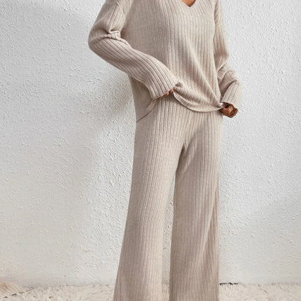 Women’s Ribbed Knit Lounge Set
