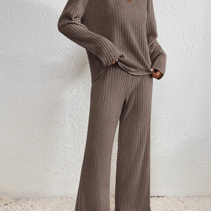 Women’s Ribbed Knit Lounge Set