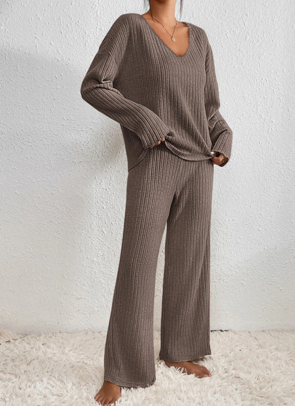 Women’s Ribbed Knit Lounge Set