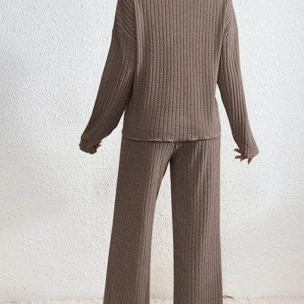 Women’s Ribbed Knit Lounge Set