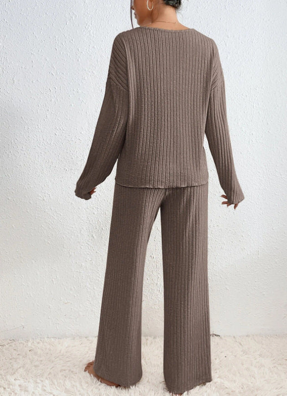 Women’s Ribbed Knit Lounge Set
