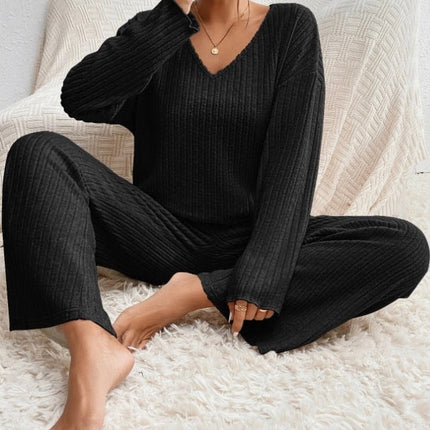 Women’s Ribbed Knit Lounge Set