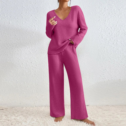 Women’s Ribbed Knit Lounge Set