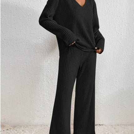 Women’s Ribbed Knit Lounge Set