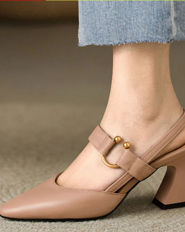 Women’s Ring Detail Slingback Heels