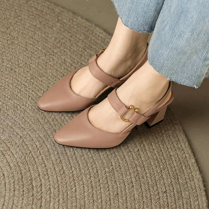 Women’s Ring Detail Slingback Heels