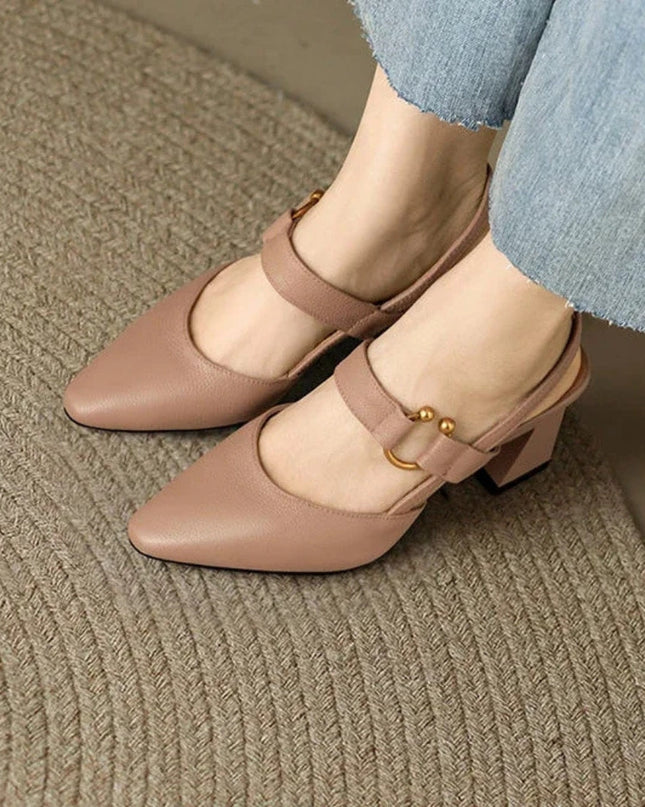 Women’s Ring Detail Slingback Heels