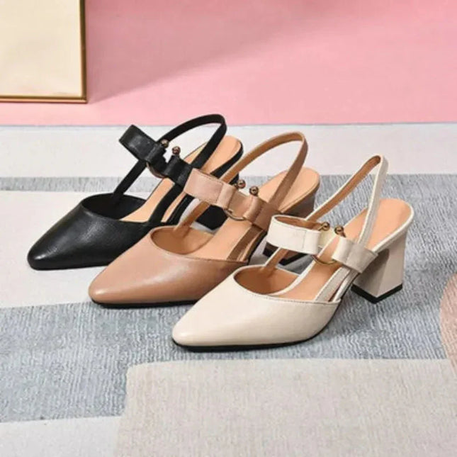 Women’s Ring Detail Slingback Heels