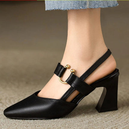 Women’s Ring Detail Slingback Heels