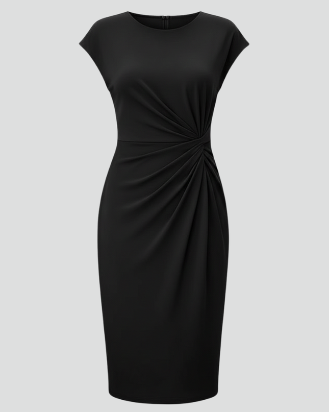 Women’s Ruched Waist Midi Dress