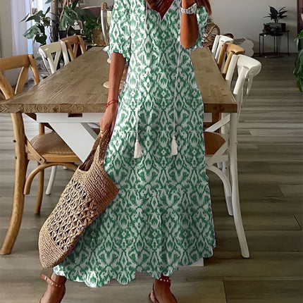 Women’s Santorini Tassel Maxi Dress