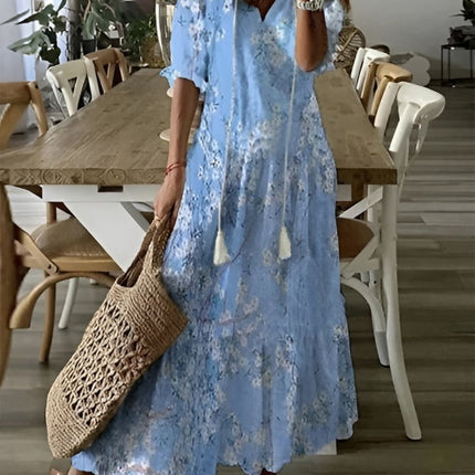 Women’s Santorini Tassel Maxi Dress