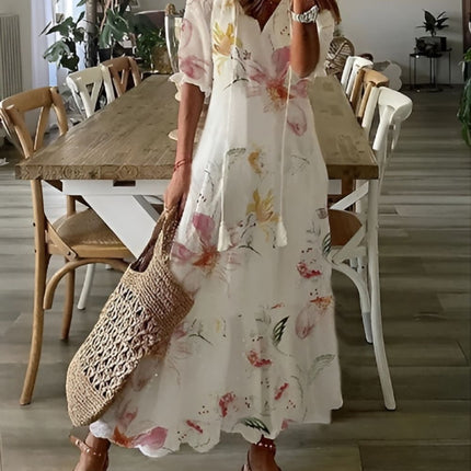 Women’s Santorini Tassel Maxi Dress
