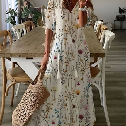 Women’s Santorini Tassel Maxi Dress