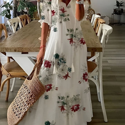Women’s Santorini Tassel Maxi Dress