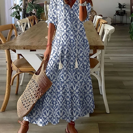 Women’s Santorini Tassel Maxi Dress