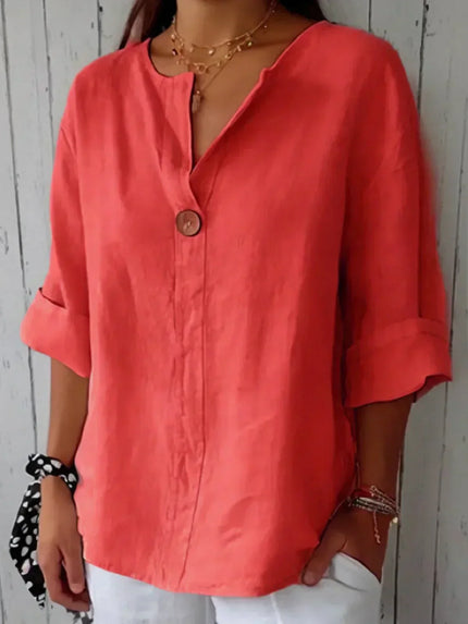 Women’s Single Button Blouse