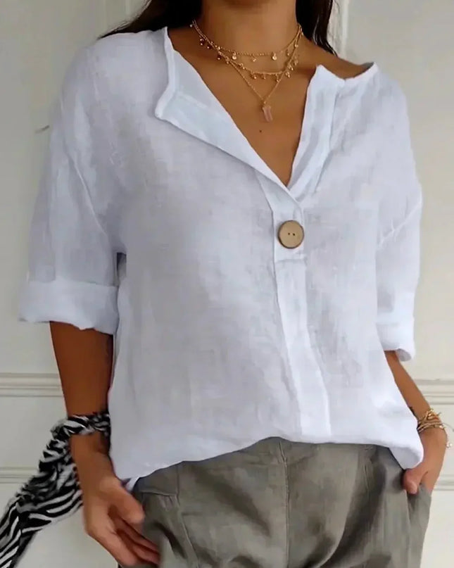 Women’s Single Button Blouse