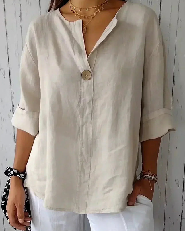 Women’s Single Button Blouse