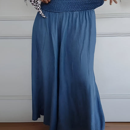 Women’s Smocked Waist Maxi Skirt