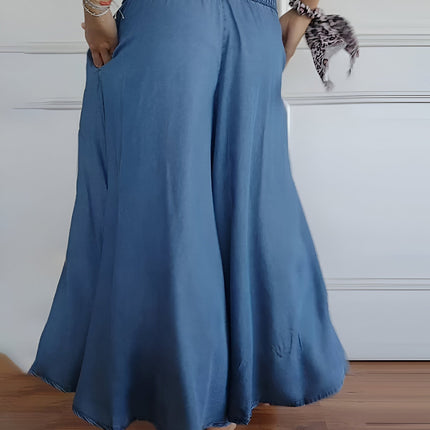 Women’s Smocked Waist Maxi Skirt