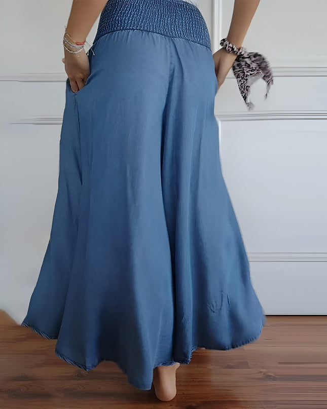 Women’s Smocked Waist Maxi Skirt