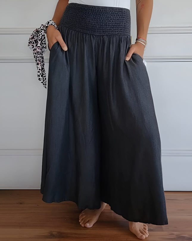 Women’s Smocked Waist Maxi Skirt