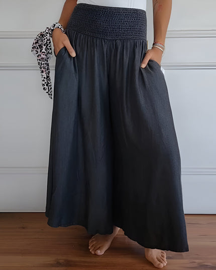 Women’s Smocked Waist Maxi Skirt