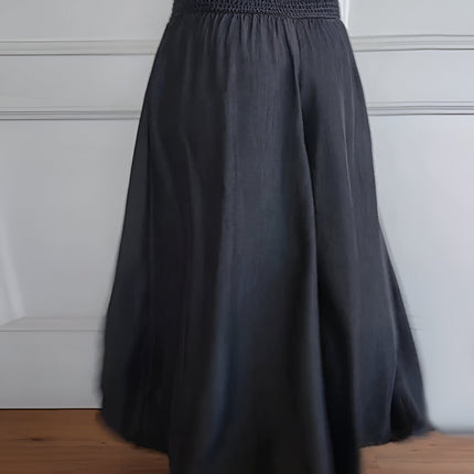 Women’s Smocked Waist Maxi Skirt
