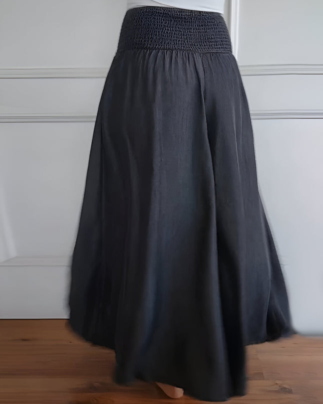 Women’s Smocked Waist Maxi Skirt