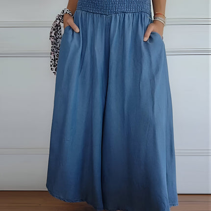 Women’s Smocked Waist Maxi Skirt