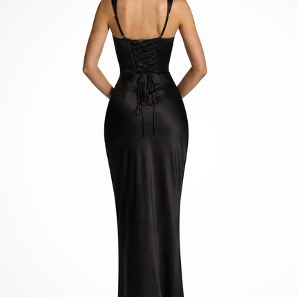 Women’s Square Neck Mermaid Maxi Dress
