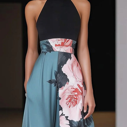 Women’s Summer Prism Flow Maxi Wedding Guest Dress