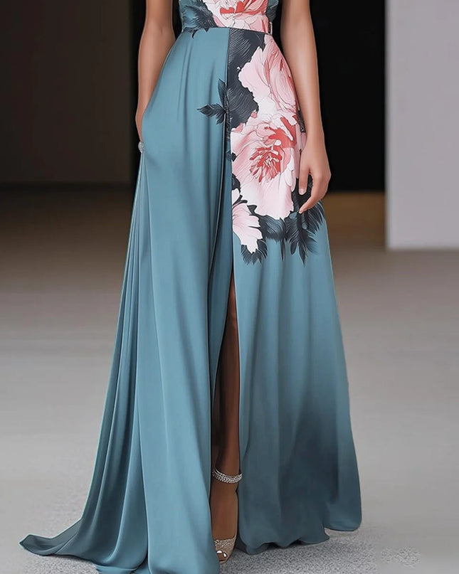 Women’s Summer Prism Flow Maxi Wedding Guest Dress