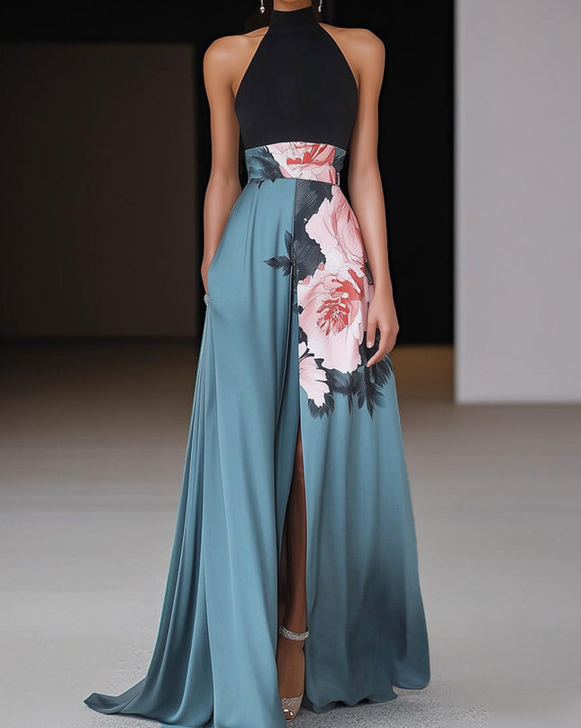 Women’s Summer Prism Flow Maxi Wedding Guest Dress