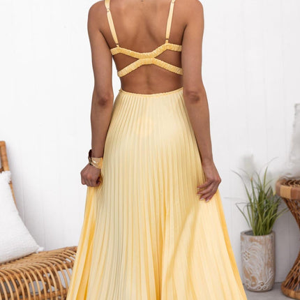 Women’s Sunray Pleated Midi Dress