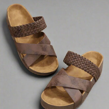 Women’s Woven Strap Platform Sandals