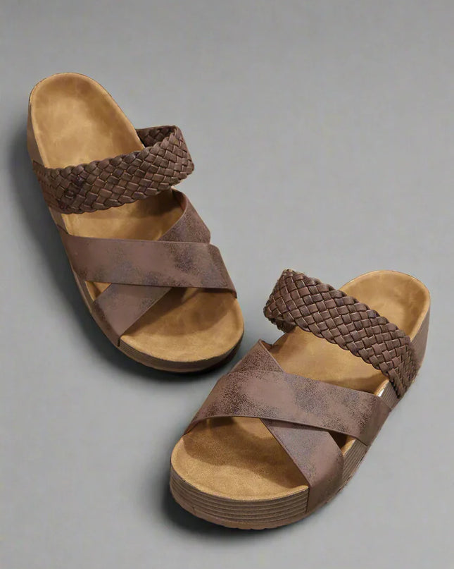 Women’s Woven Strap Platform Sandals