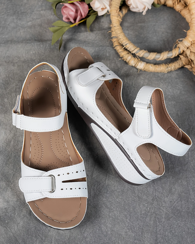 Women's Adjustable Strap Comfort Wedge Sandals