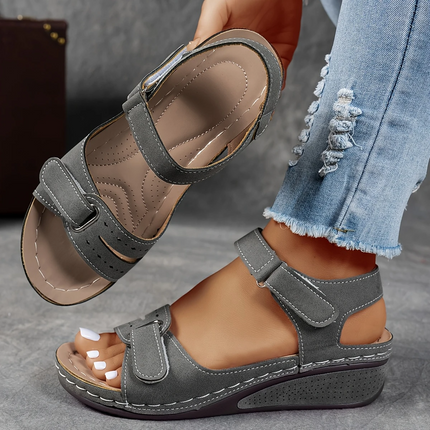 Women's Adjustable Strap Comfort Wedge Sandals