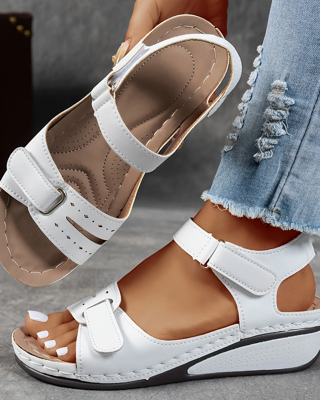 Women's Adjustable Strap Comfort Wedge Sandals