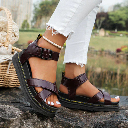 Women's Adjustable Strap Orthopedic Platform Sandals