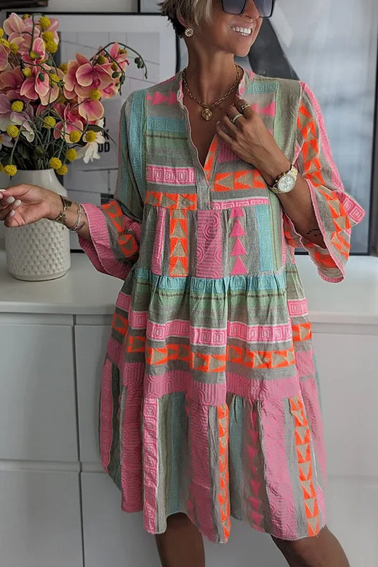 Women's Boho Chic Tiered Dress