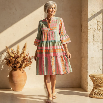 Women's Boho Chic Tiered Dress