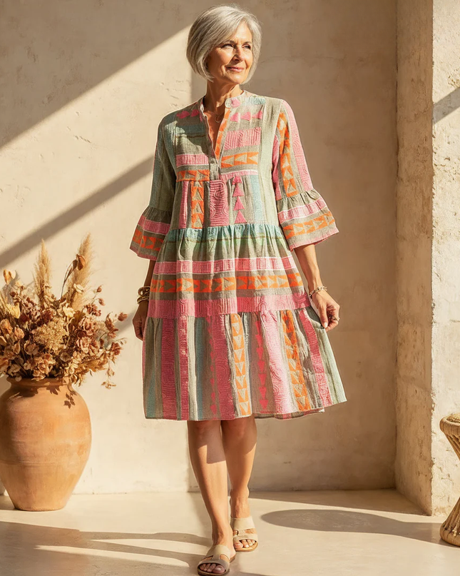 Women's Boho Chic Tiered Dress