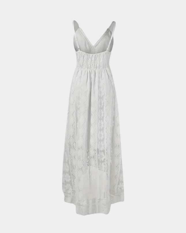Women's Boho Lace Midi Dress