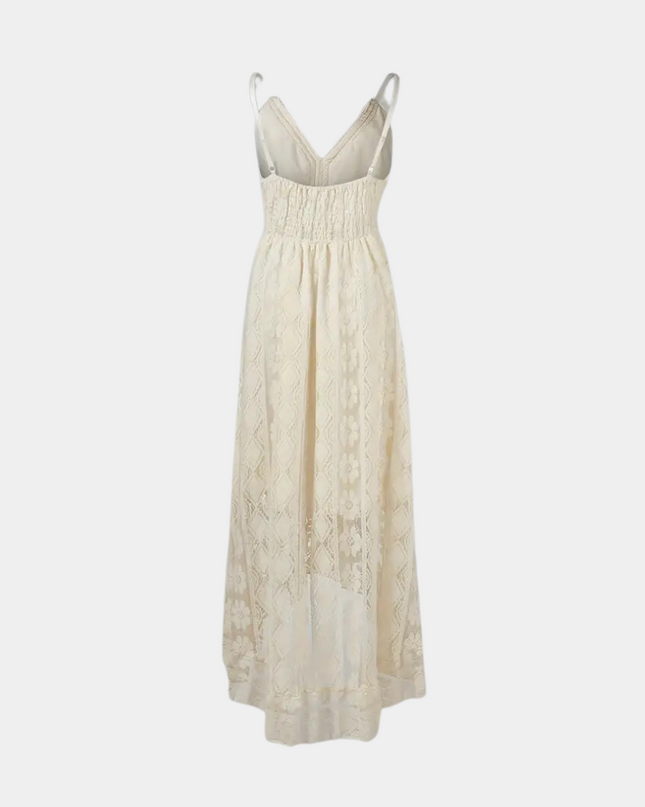 Women's Boho Lace Midi Dress