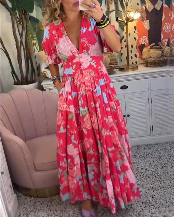 Women's Boho Summer Maxi Dress